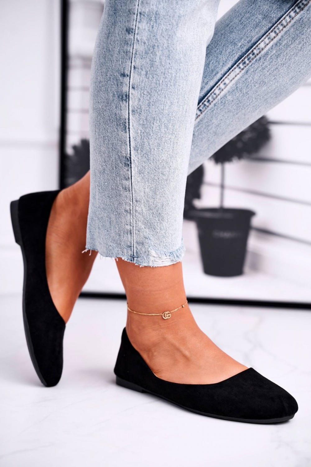 Baleriny Model Lasota 9BL02-1031 Black - Step in style - obrazek 2