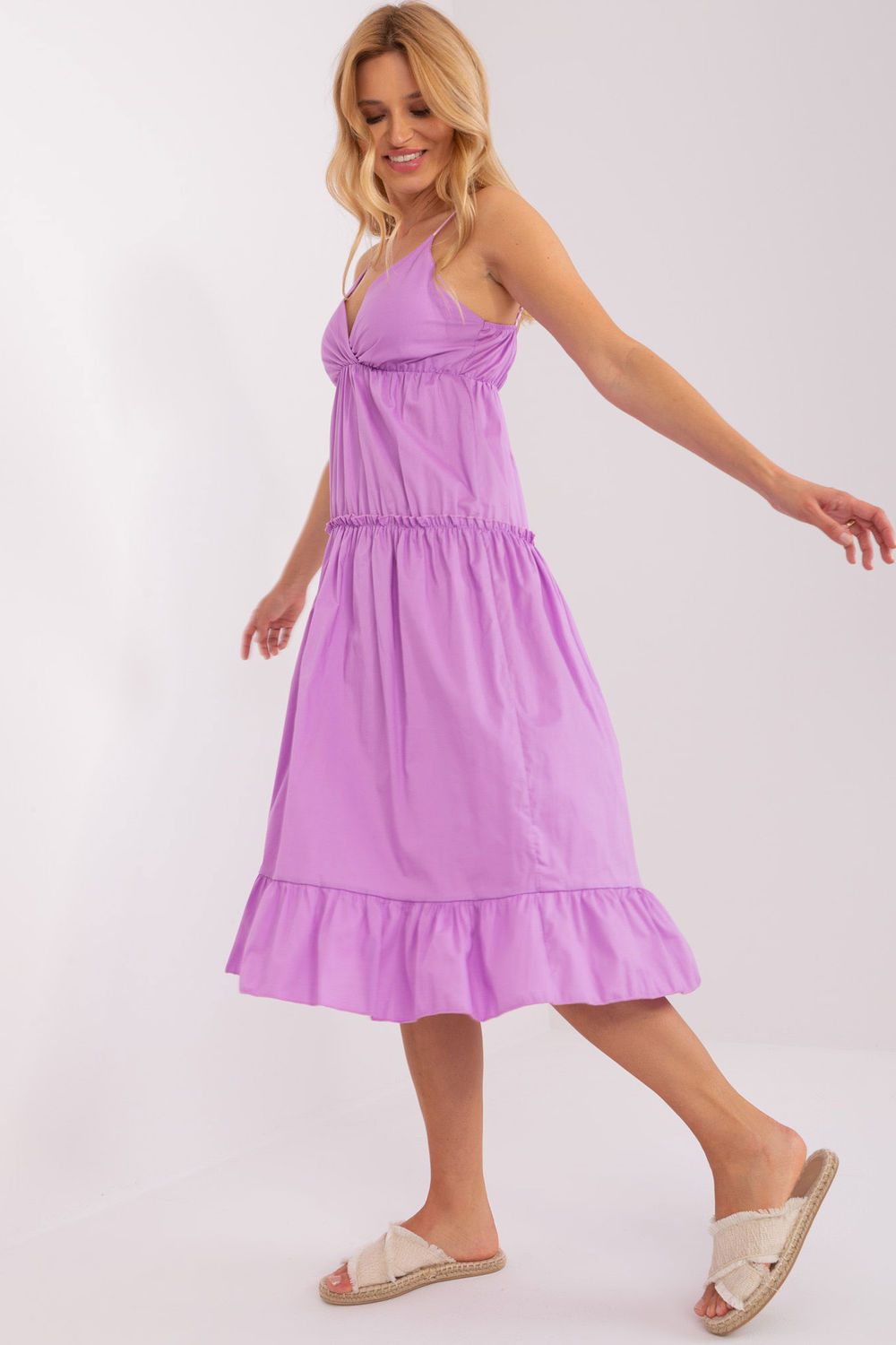 Sukienka Model TW-SK-BI-7220.29X Light Violet - Och Bella - obrazek 2