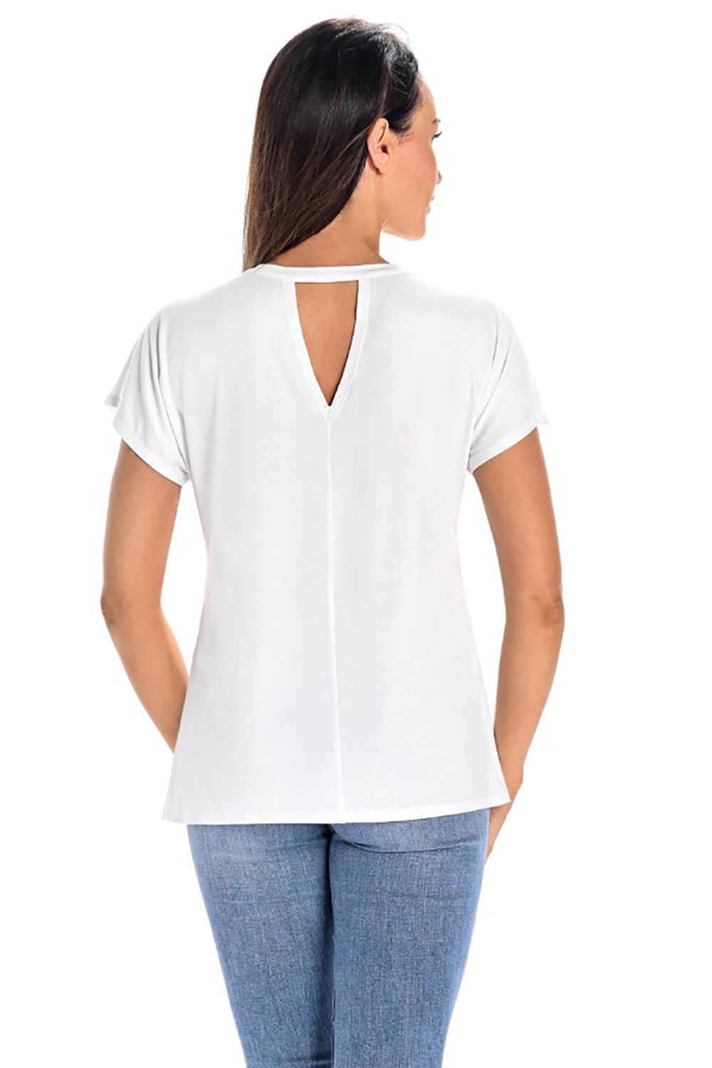 Bluzka Model Cora 219201 White - Teyli - obrazek 3
