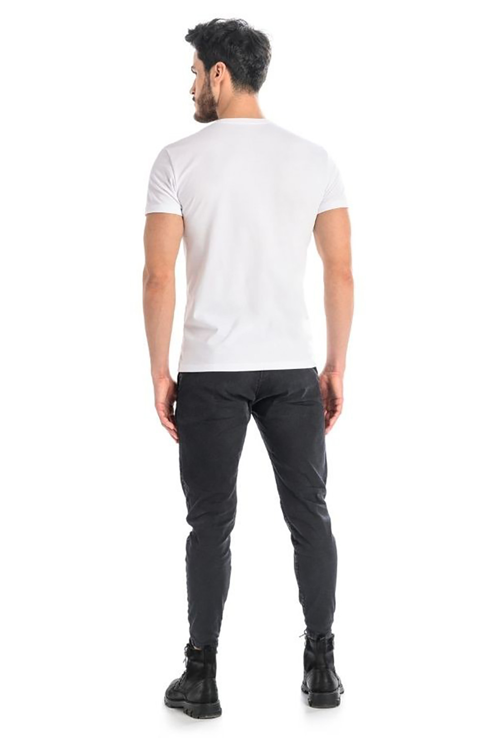 T-shirt Męski Model Luca 1502 White - Teyli - obrazek 3