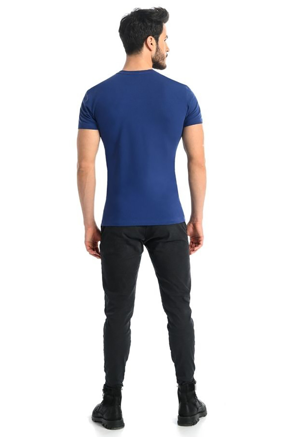 T-shirt Męski Model Dany V 1503 Jeans - Teyli - obrazek 3