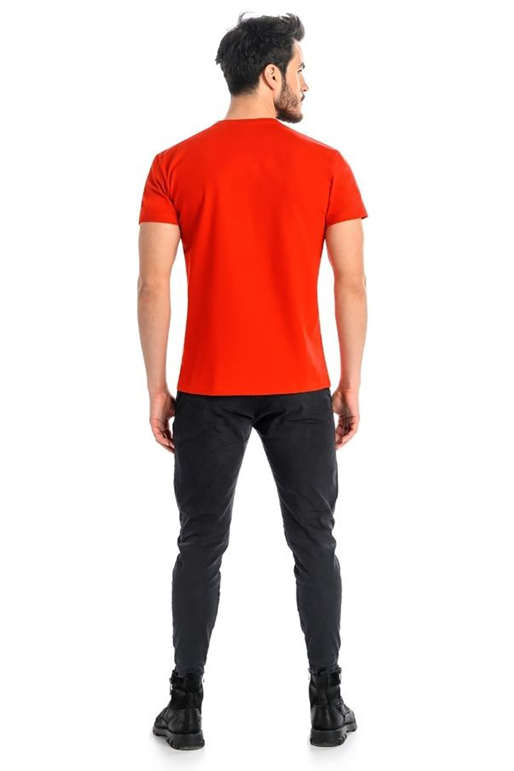 T-shirt Męski Model Dany V 1503 Red - Teyli - obrazek 3
