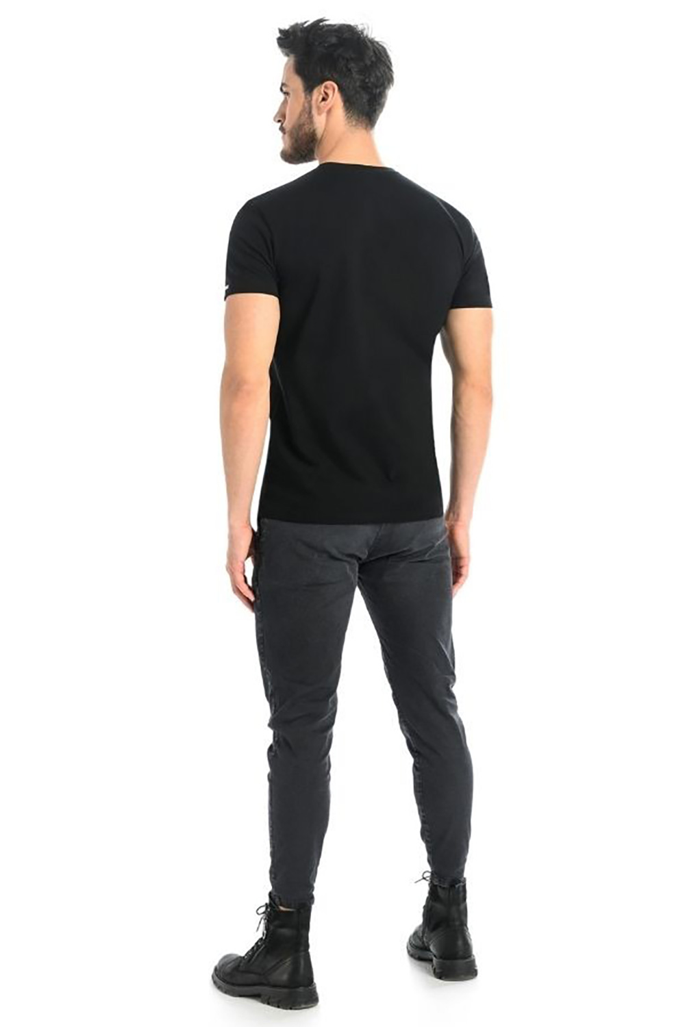 T-shirt Męski Model Dany V 1503 Black - Teyli - obrazek 3