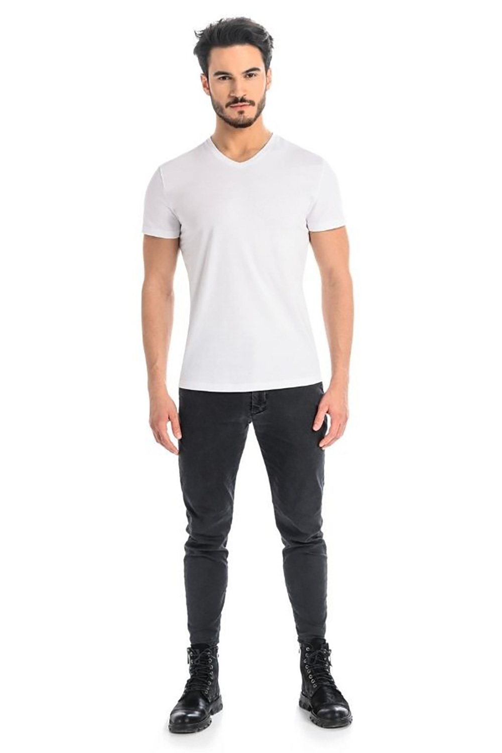 T-shirt Męski Model Dany V 1503 White - Teyli - obrazek 2