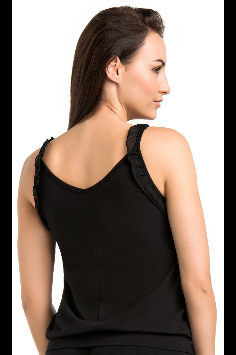 Koszulka nocna Koszulka do spania Model Sleepy 2709-1 Black - Teyli - obrazek 3