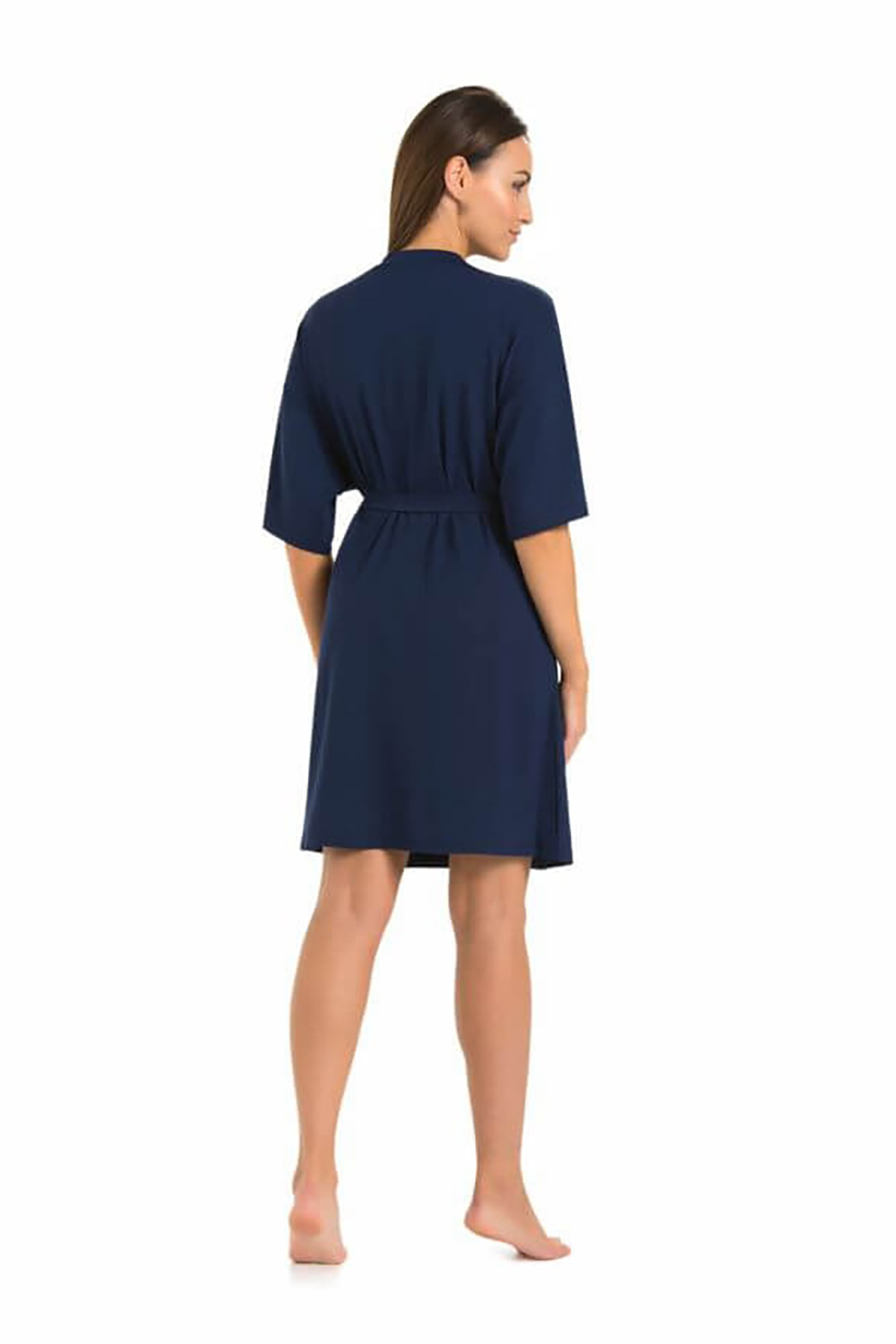 Szlafrok Damski Model Maddalena 2902 Navy - Teyli - obrazek 2