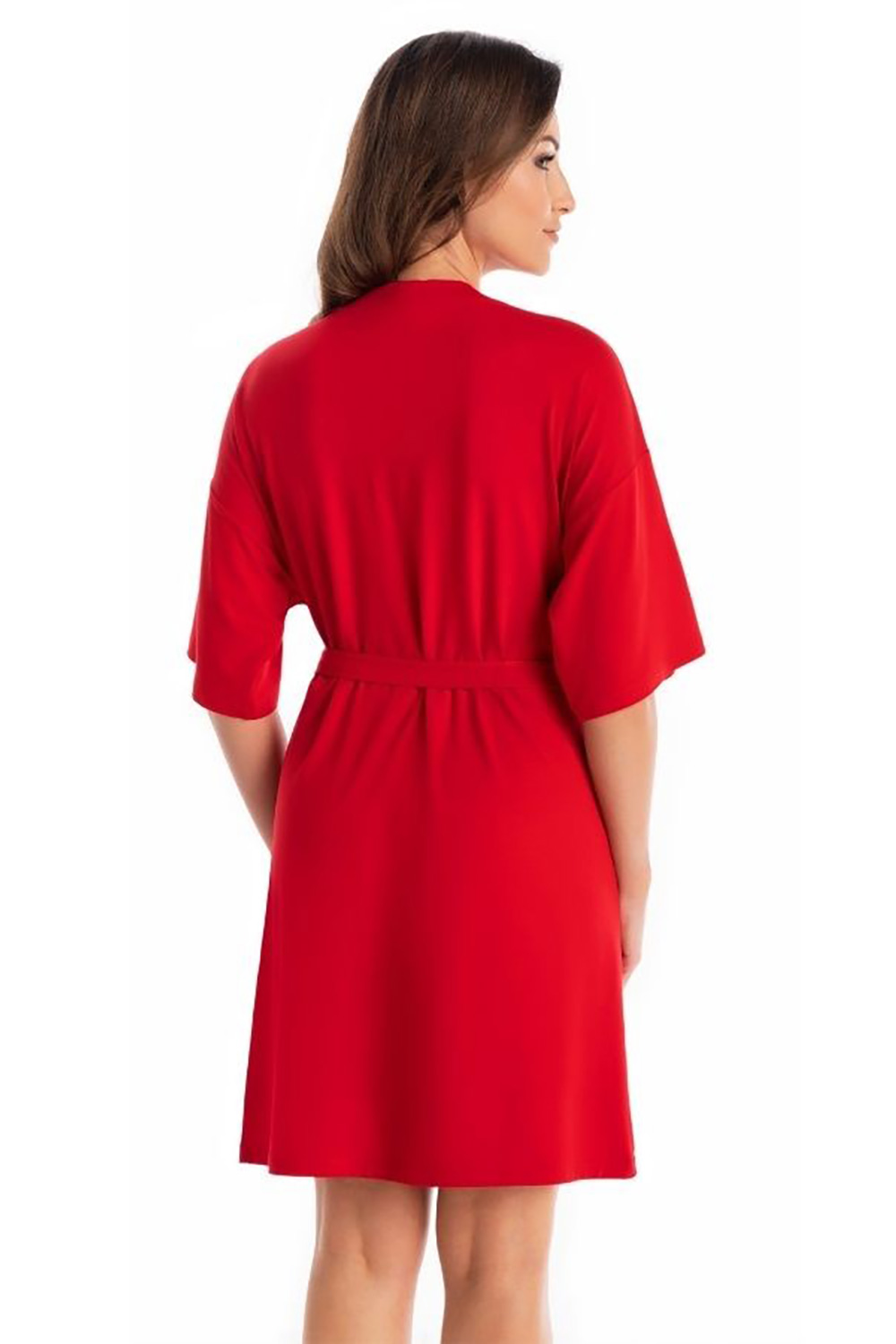 Szlafrok Damski Model Maddalena 2902 Red - Teyli - obrazek 2