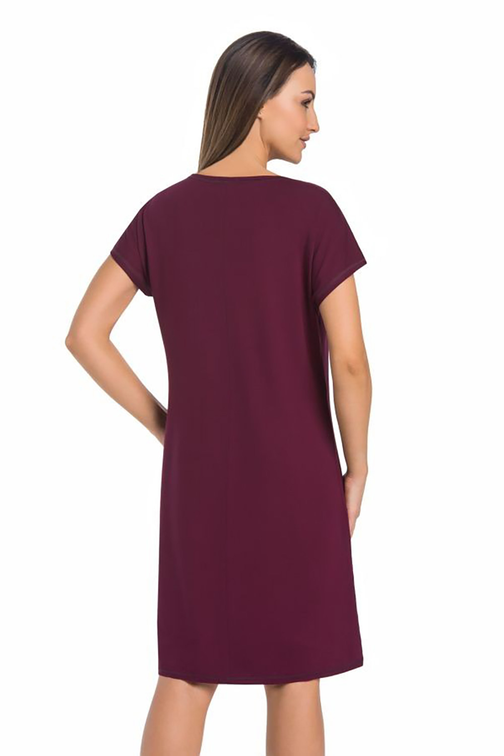 Koszulka nocna Koszula Nocna Model Luzi 2810 Violet - Teyli - obrazek 2