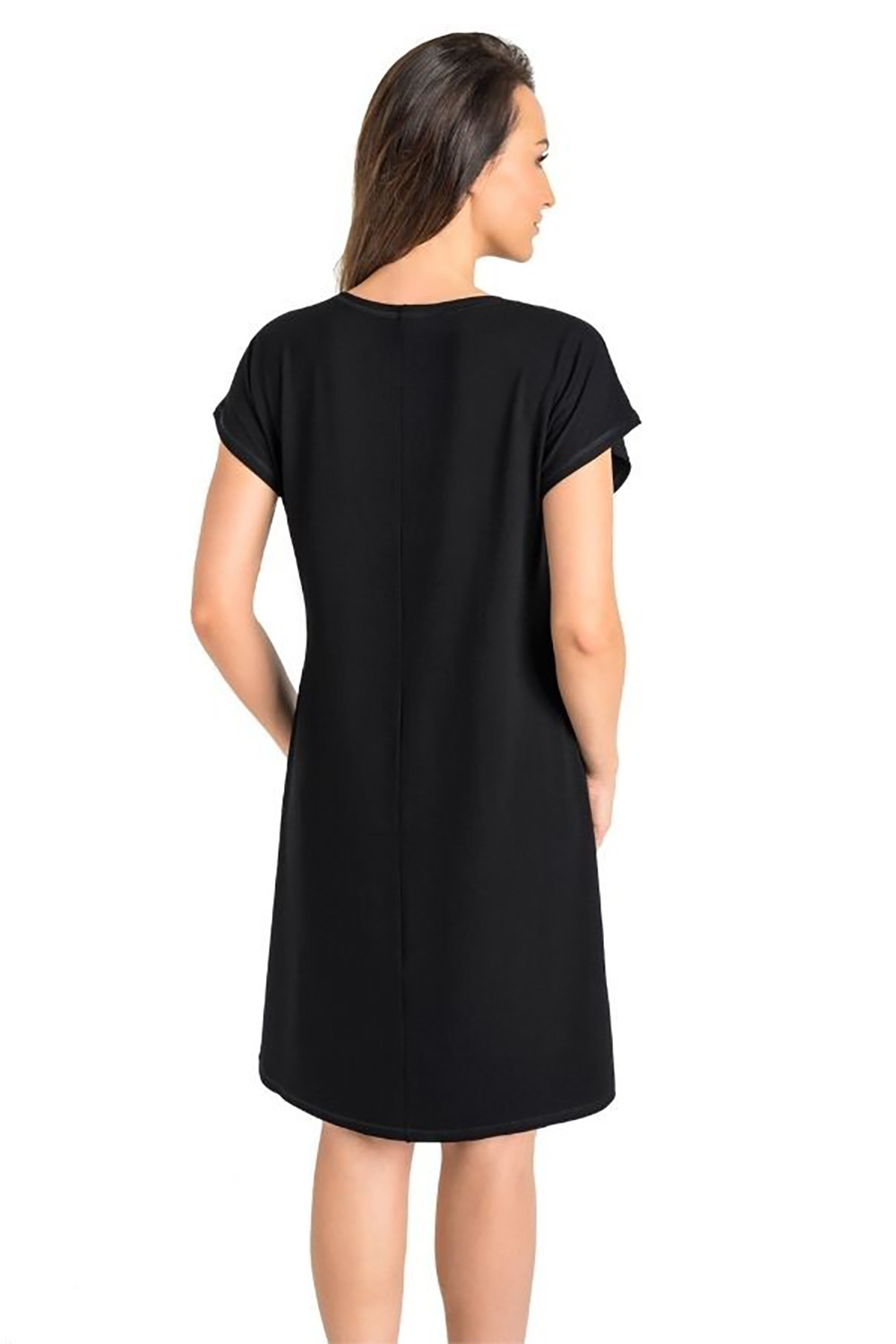 Koszulka nocna Koszula Nocna Model Luzi 2810 Black - Teyli - obrazek 2