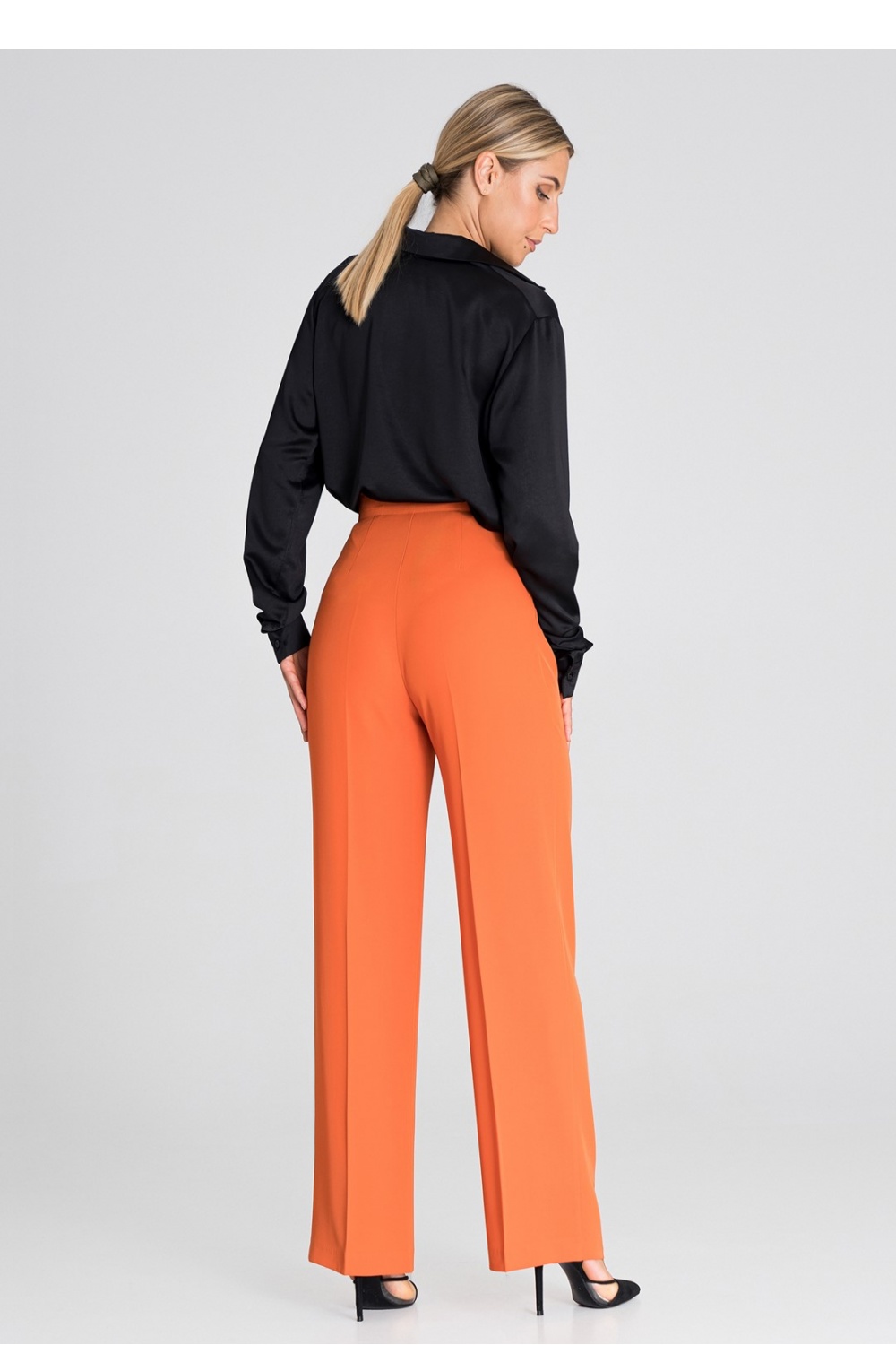 Spodnie Damskie Model M949 Orange - Figl - obrazek 3