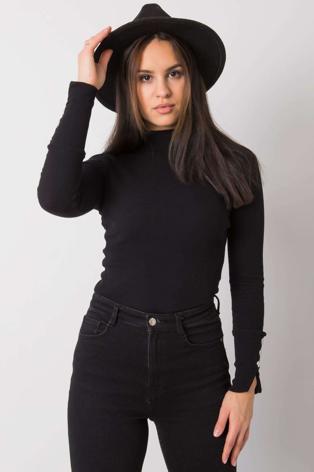 Bluzka Model RV-BZ-7317.64 Black - Rue Paris - obrazek 2