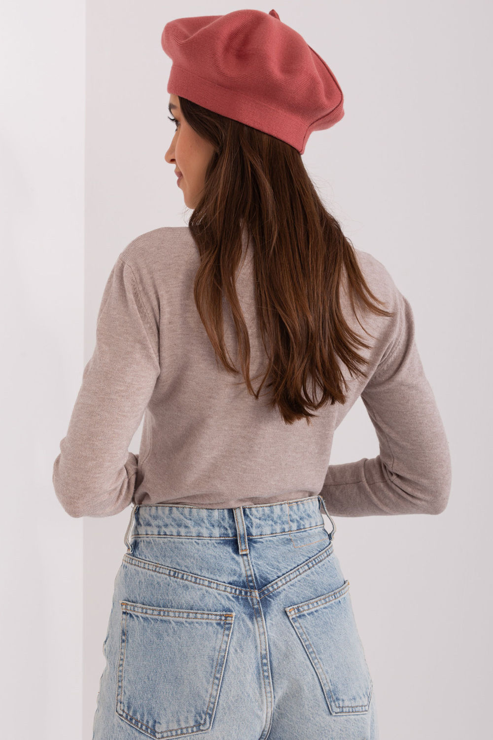 Beret Model AT-CZ-231305.85P Dark Orange - AT - obrazek 3