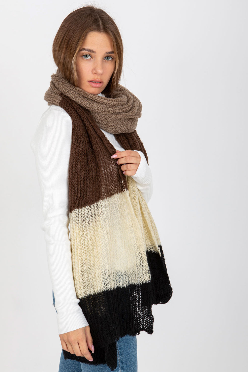 Szalik Model AT-SZ-LM72271.94 Beige - AT - obrazek 4