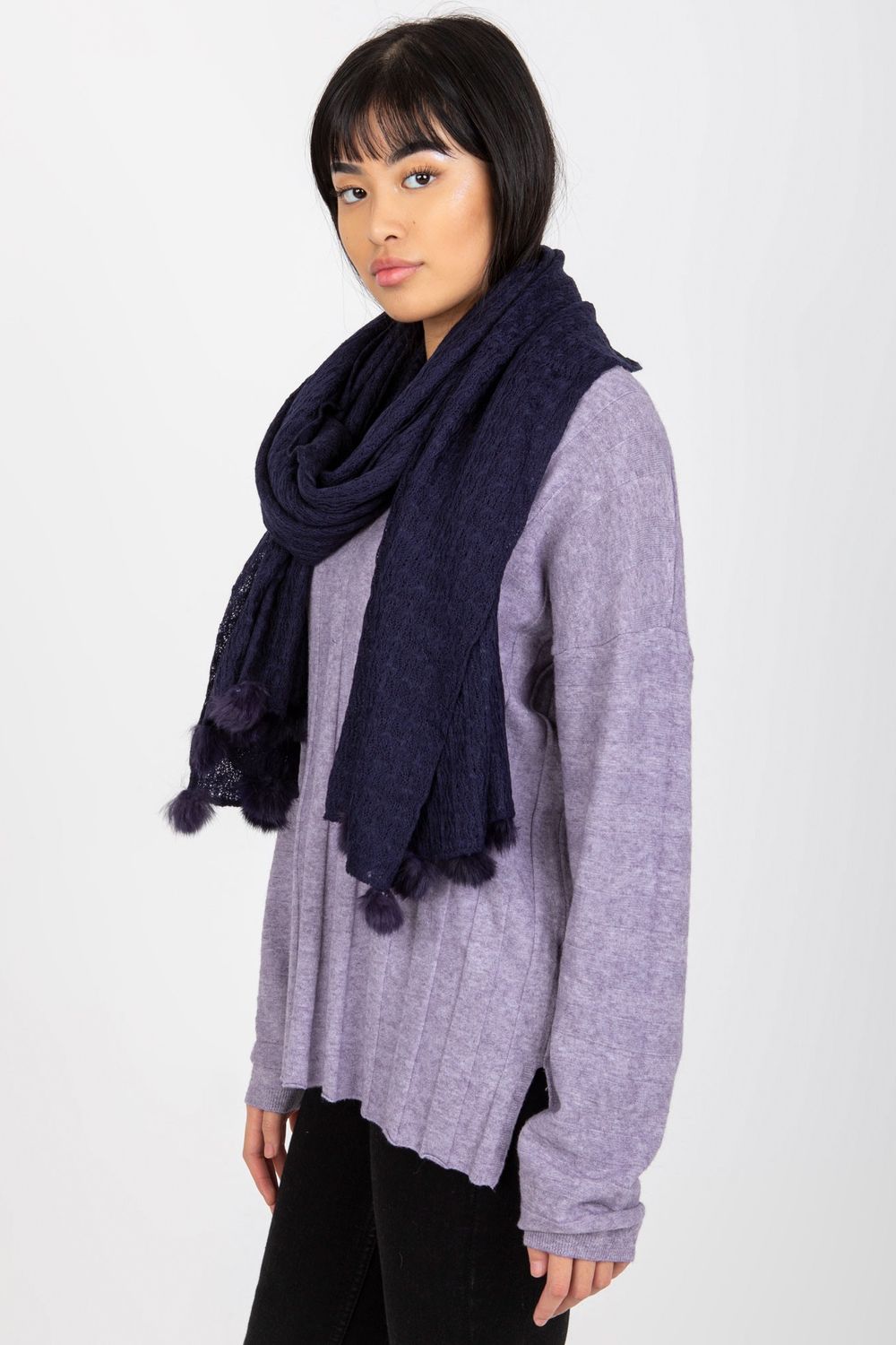 Szalik Model AT-SZ-E-318.57P Navy - AT - obrazek 3