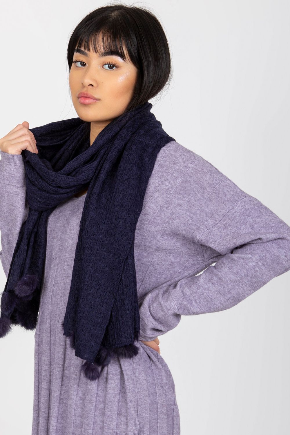 Szalik Model AT-SZ-E-318.57P Navy - AT - obrazek 4