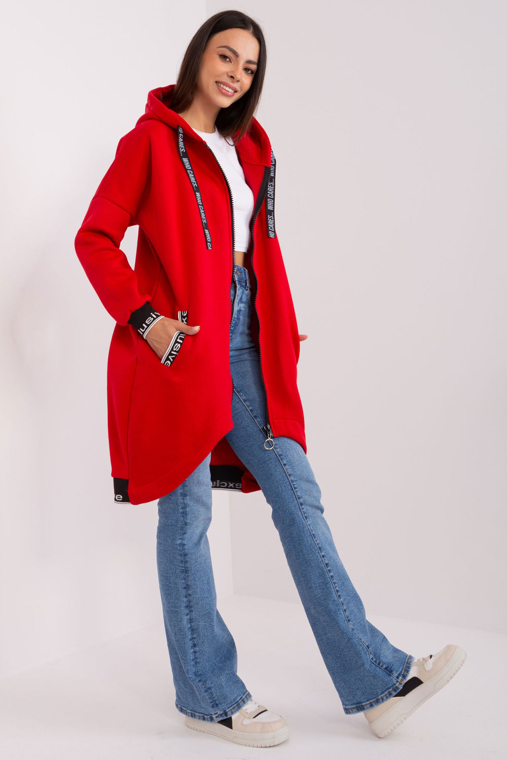 Bluza Damska Model RV-BL-6832-2.00P Red - Relevance - obrazek 2