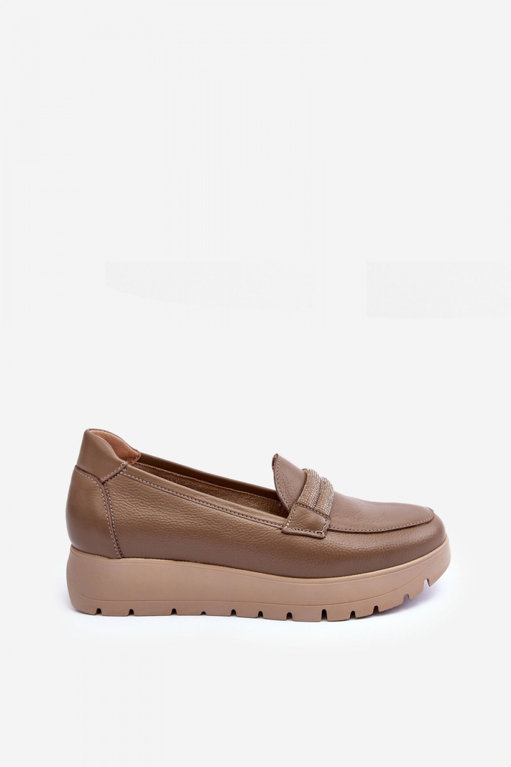 Półbuty Model Lemar Lehira 20141 Beige - Step in style - obrazek 3