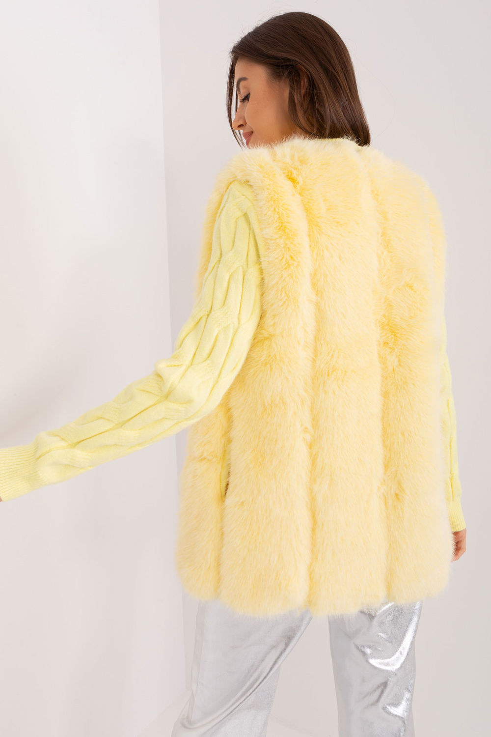 Kamizelka Model AT-KZ-2368.00P Light Yellow - AT - obrazek 3