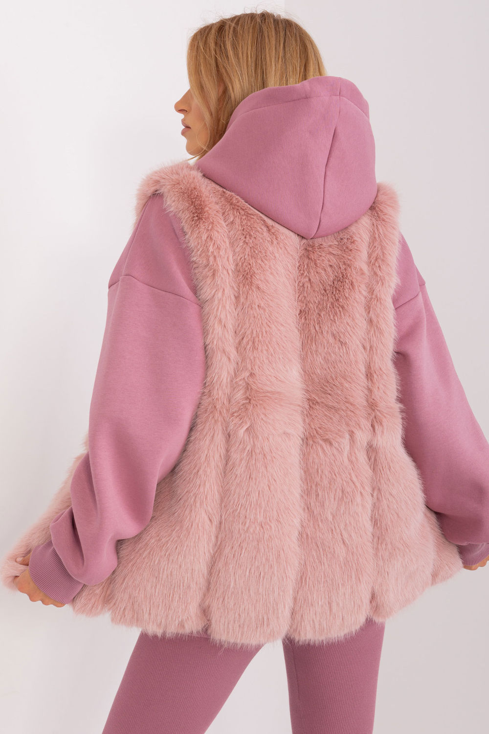 Kamizelka Model AT-KZ-2368.00P Light Pink - AT - obrazek 3