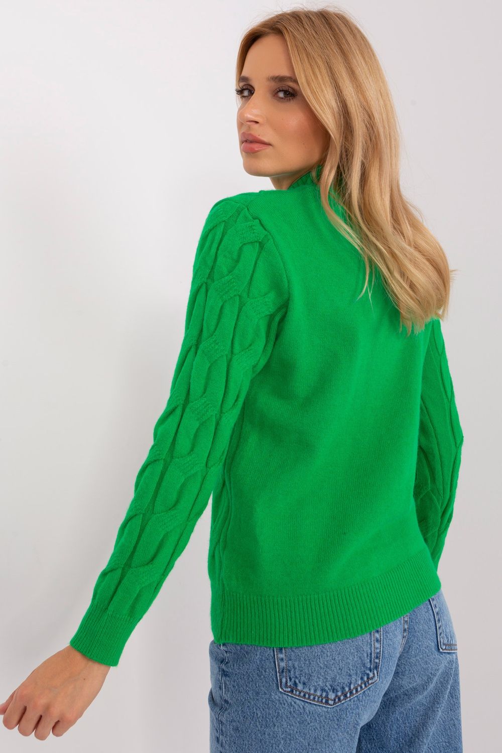 Sweter Damski Model AT-SW-2235.00P Green - AT - obrazek 3